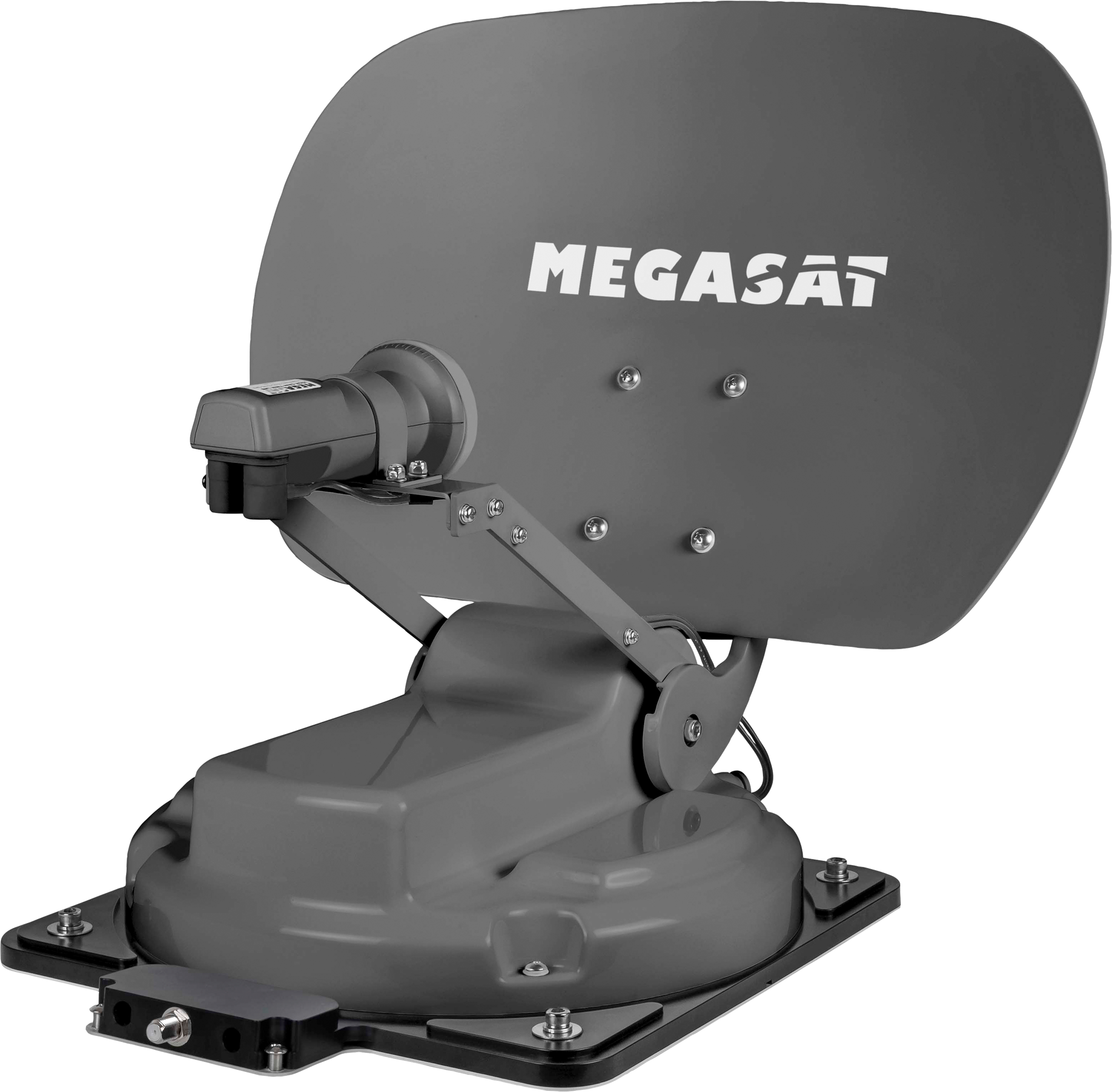 Megaset Caravanman Kompakt 4 Flachantenne mit GPS schwarz - Camping-Sat-Anlagen von Megasat
