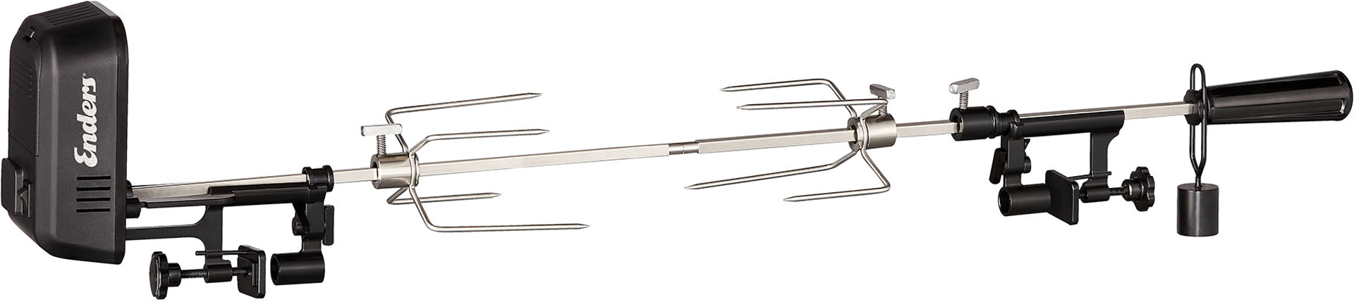Enders Grillspieß Set 4 teilig für Elektrogrill eFLOW / eFLAVOUR und Hyde 3 belastbar bis 10