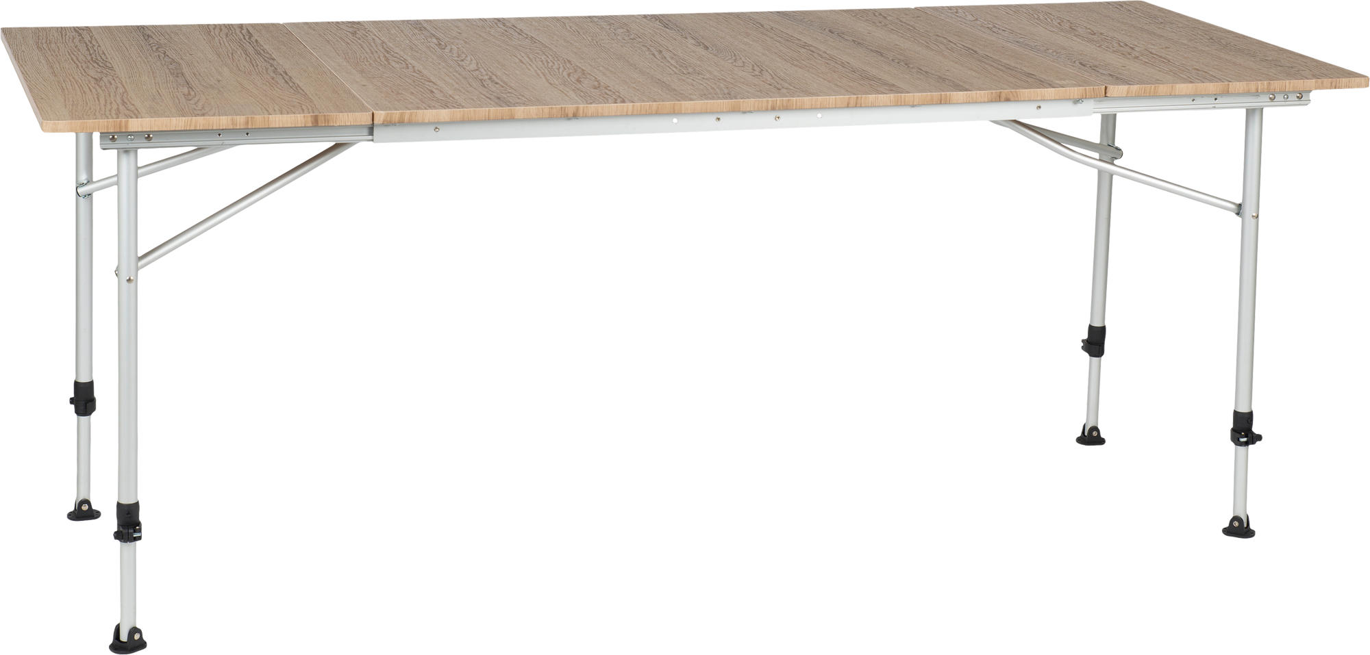 Travellife Sorrento Tisch ausziehbar 100/140/180cm braun - Klapptische