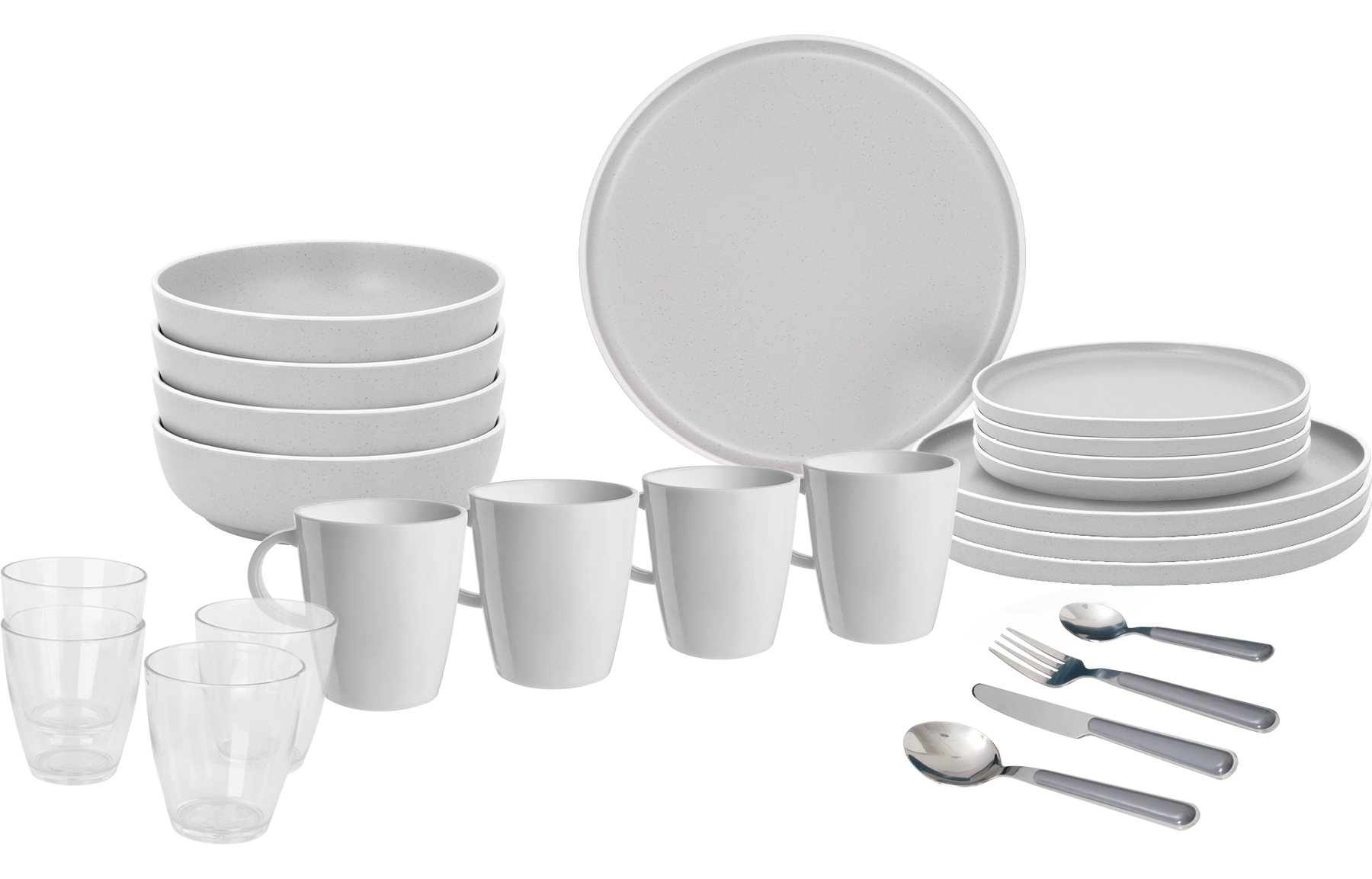 Brunner All Inclusive Dolomit  Geschirr-Set 36-tlg.