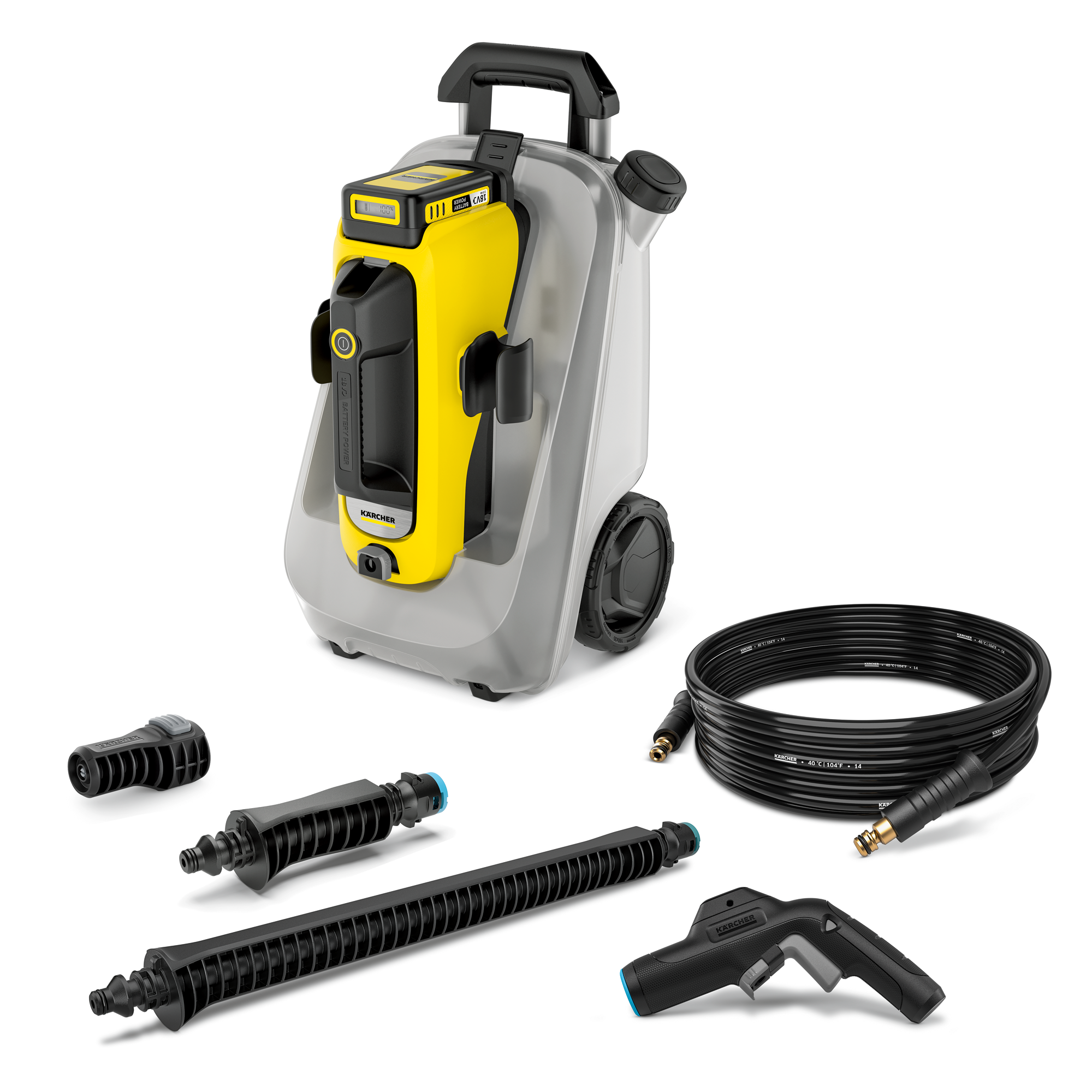 Kärcher Akku-Mitteldruckreiniger OC 6-18 Premium Battery Set inklusive 18-V-Wechselakku /