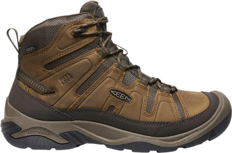Keen Circadia Mid WP Herren Wanderstiefel bison braun | 00195208060571