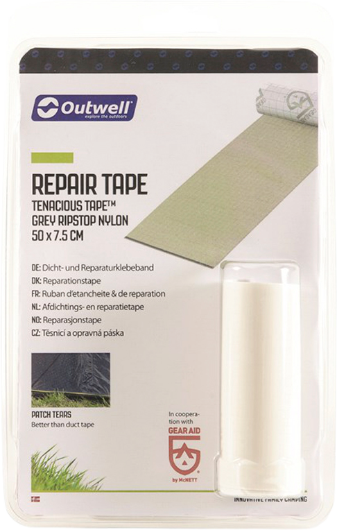 Outwell Luftschlauch Reparaturband 7,6 x 50 cm grau