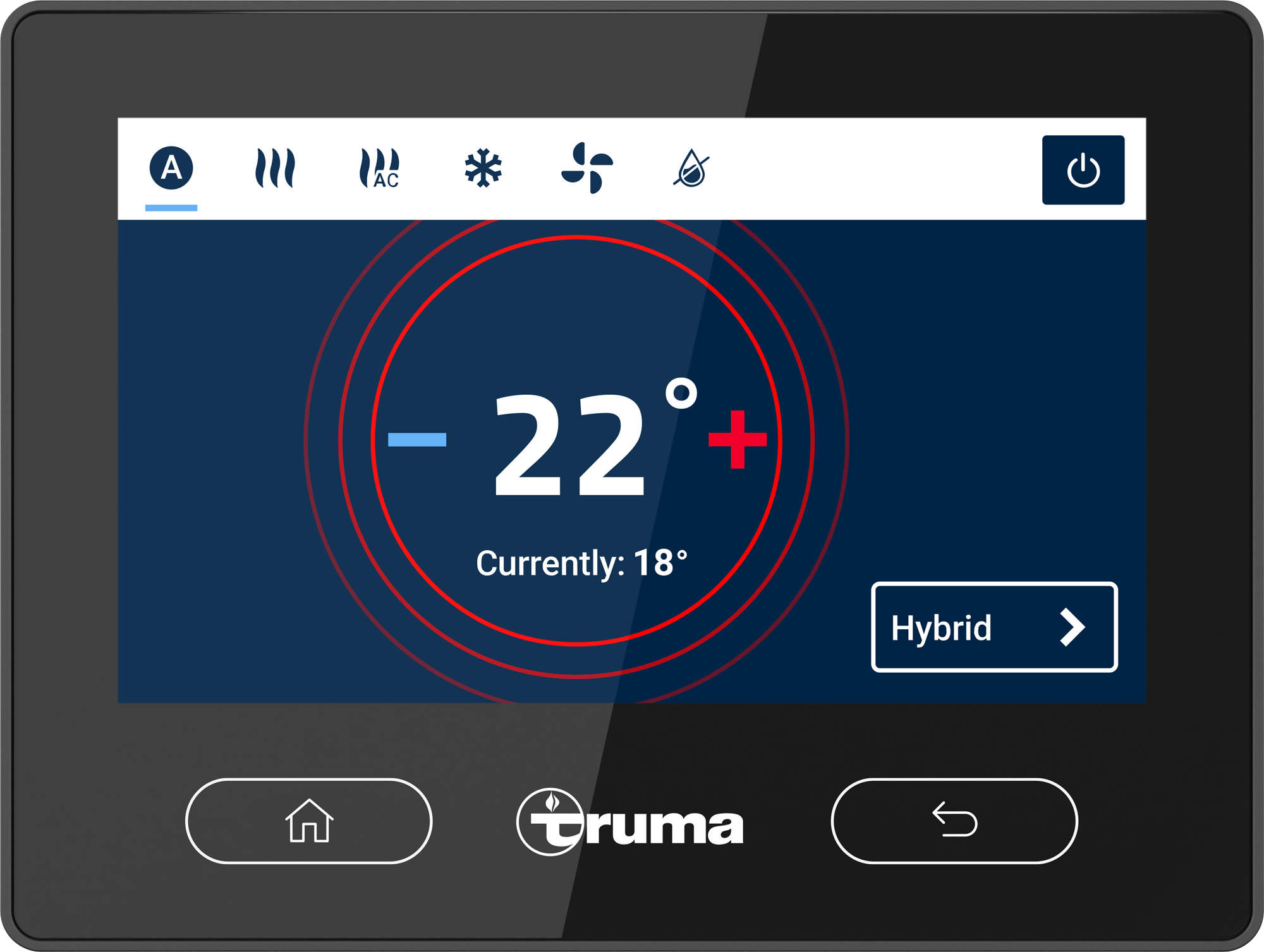 Truma iNet X Panel 2 Bediensystem mit Touchscreen & Bluetooth 4,3 Zoll für alle iNet X-fähigen