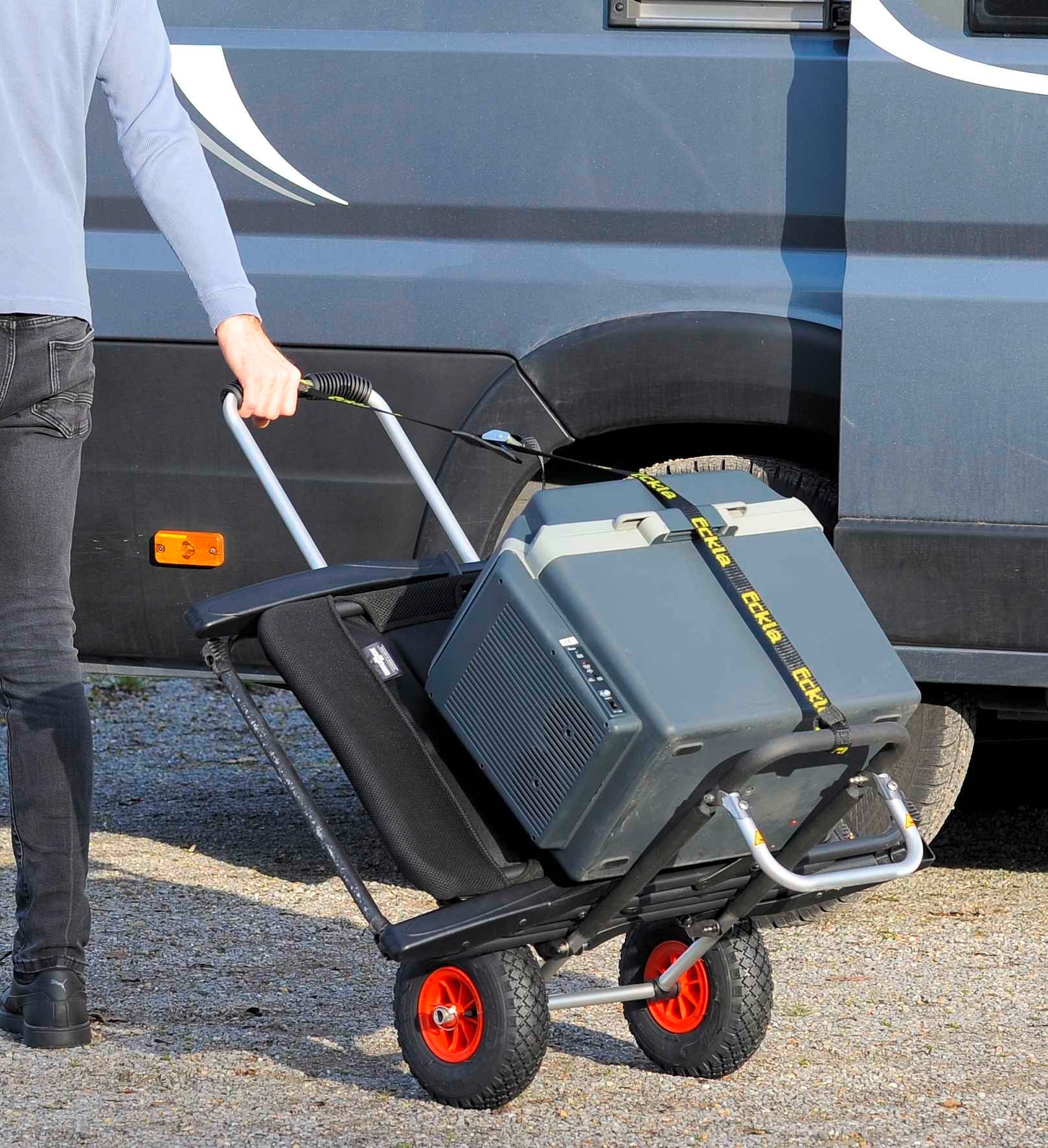 Eckla Campingboy 2 Transportwagen mit pannensicherem Rad 200