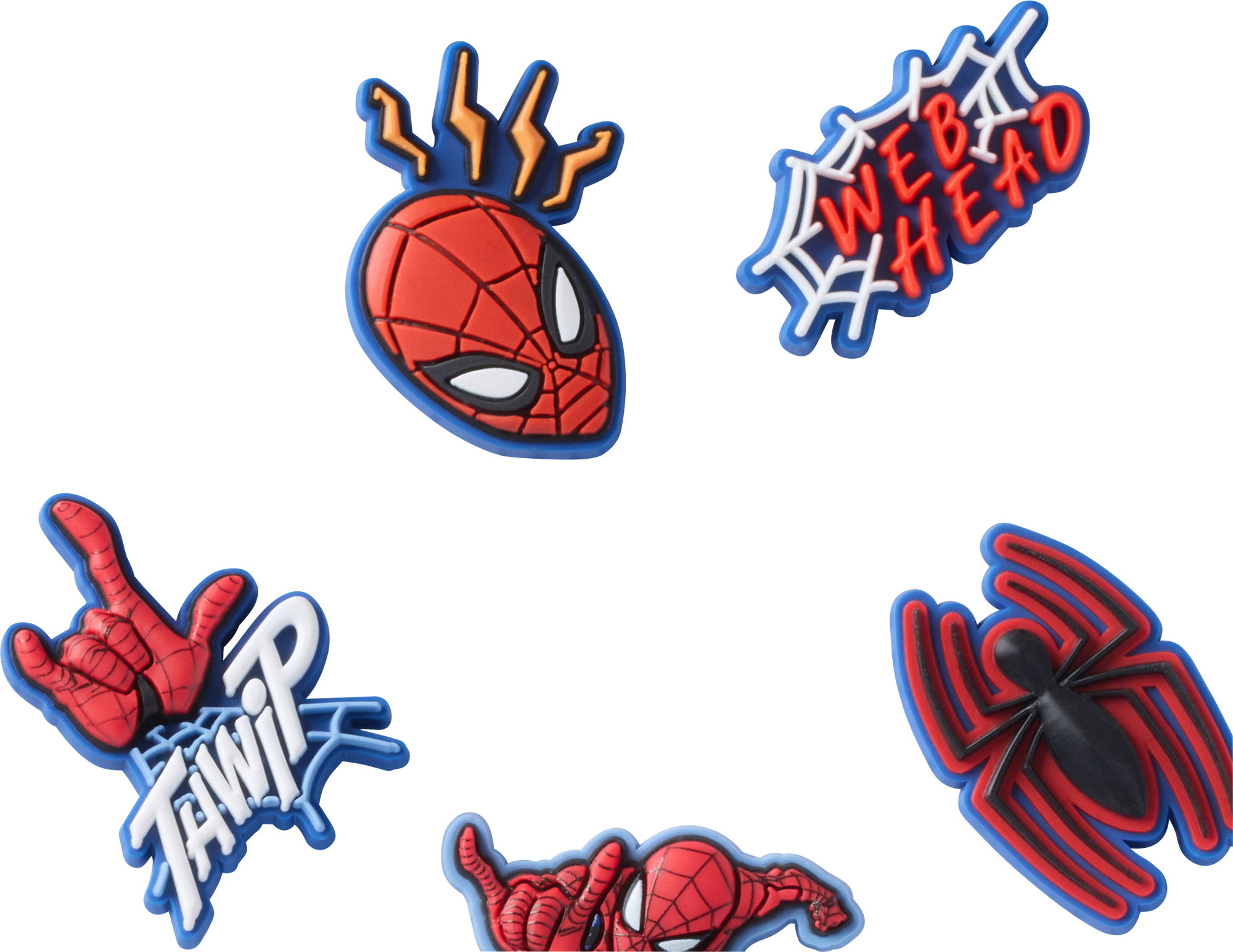Crocs Jibbitz Spider Man 5er Pack