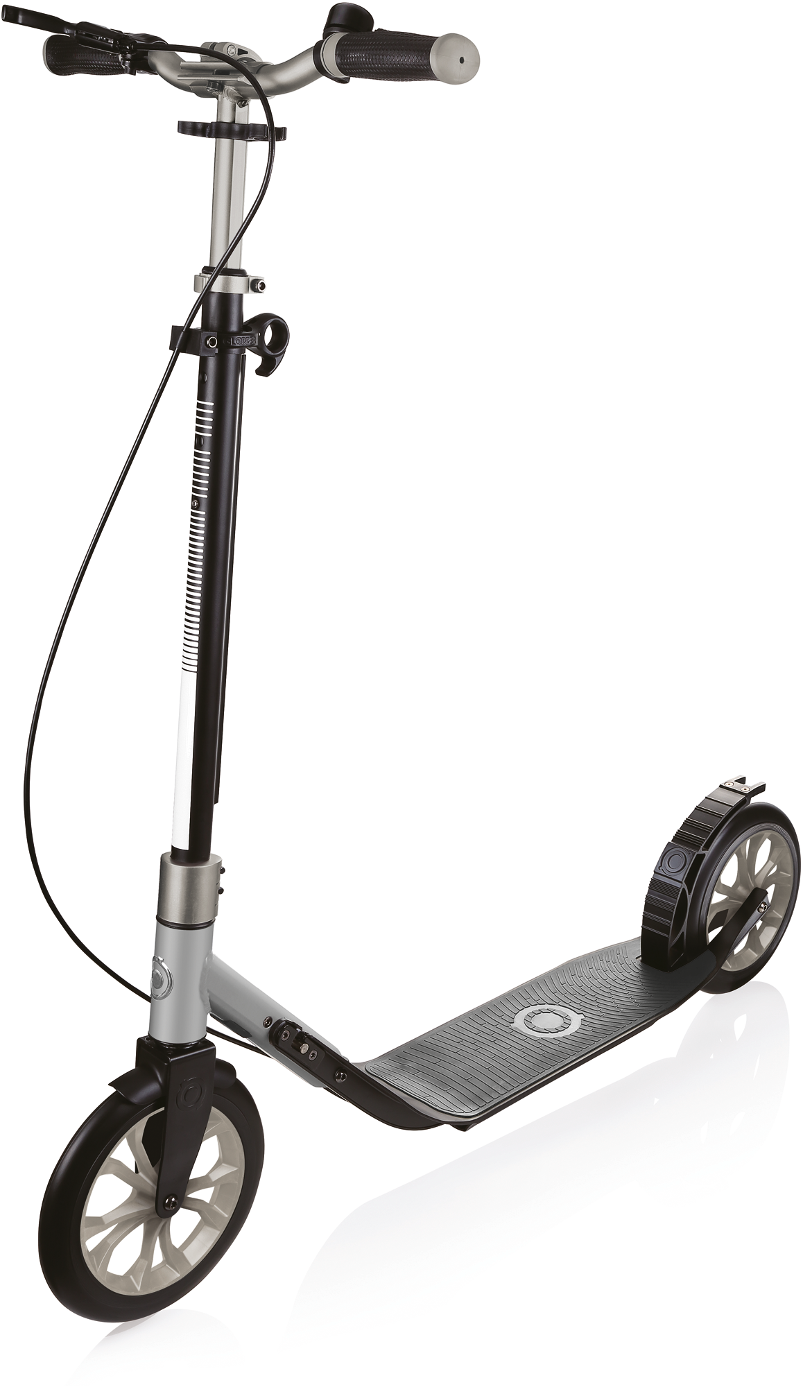 Globber One NL 230 Ultimate Zweirad Scooter klappbar mit Handbremse titan-bleigrau - E-Bikes, Scooter & Zubehör