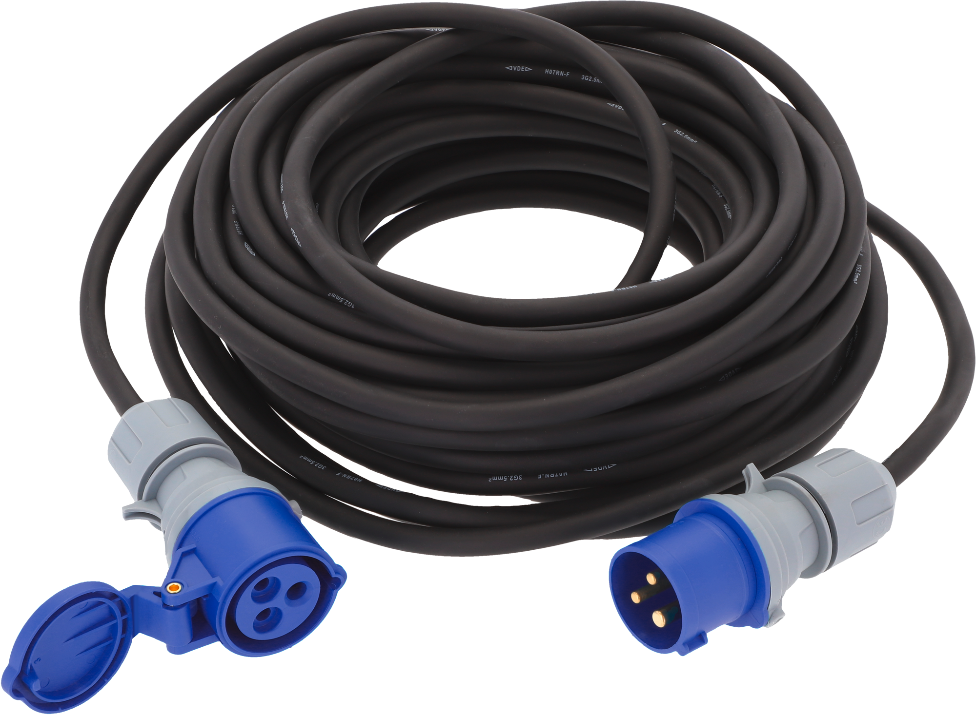 Berger CEE-Verbindungsleitung CEE-Stecker und CEE-Kupplung 25 m - CEE-Kabel