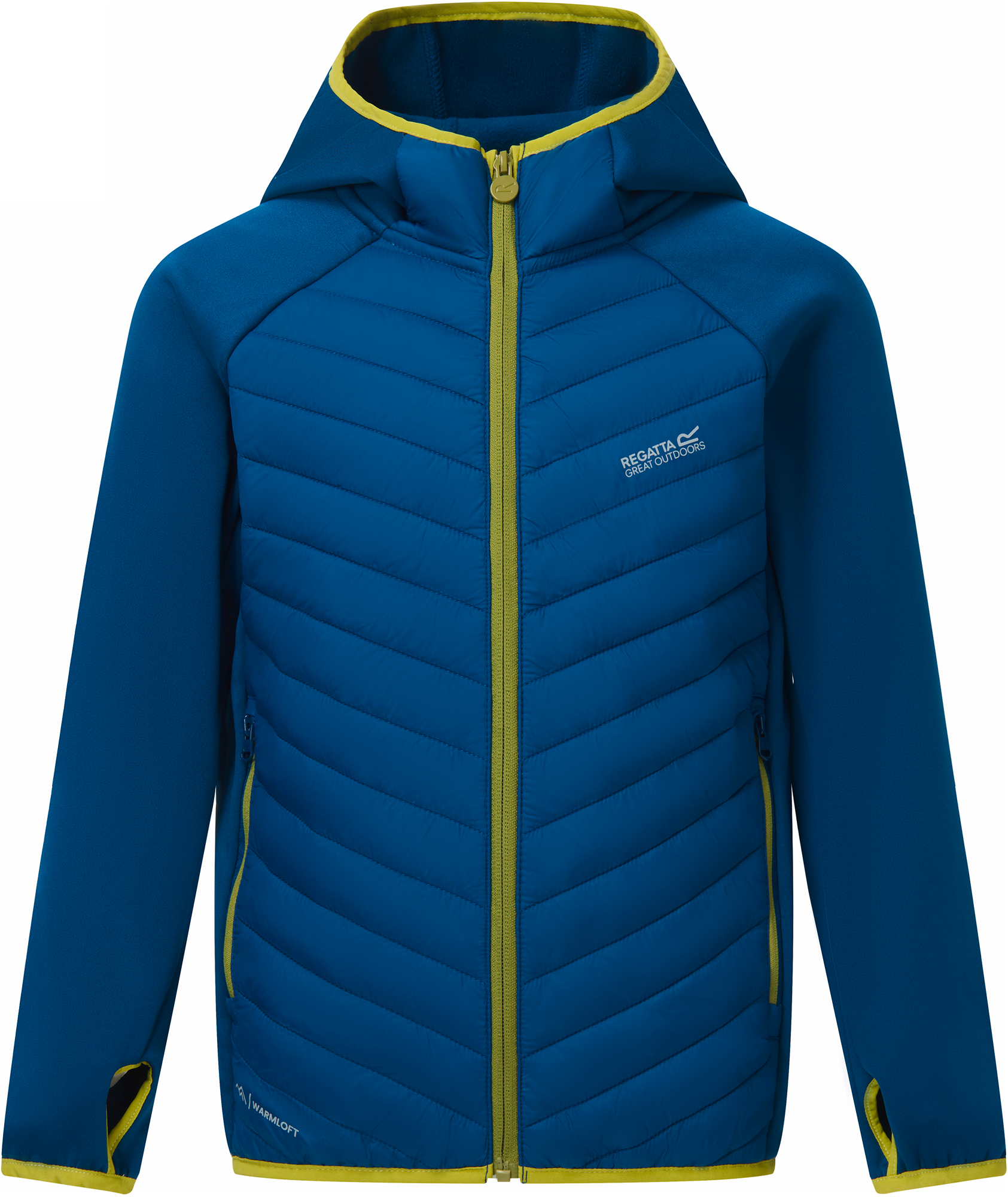 Regatta Junior Andreson Kinder Hybridjacke blau 128 - Kinderjacken