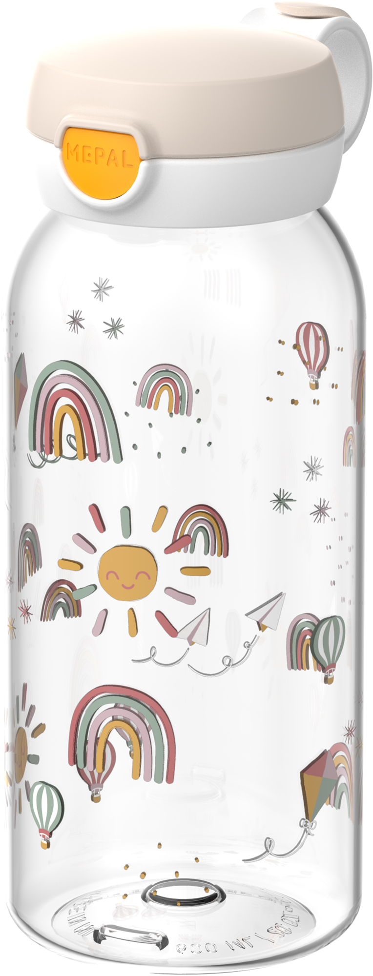 Mepal Campus Kinder-Trinkflasche mit Klappdeckel auslaufsicher 600 ml