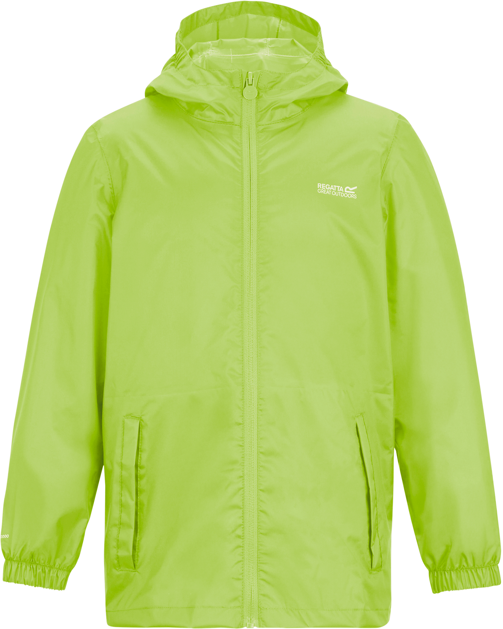 Regatta Pack-It III Kinder Regenjacke grün 128 - Kinderjacken