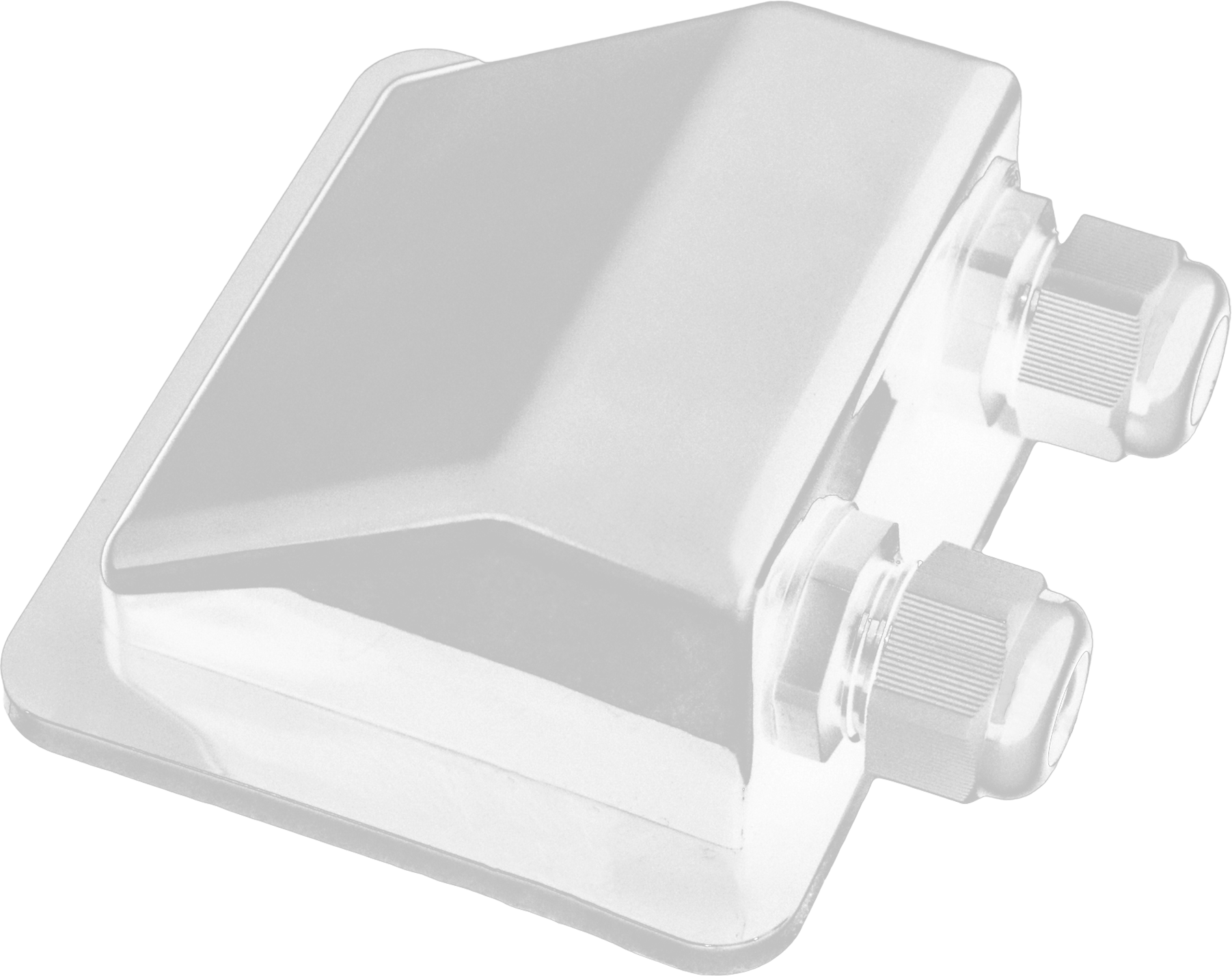 Berger Doppeldacheinlass weiß