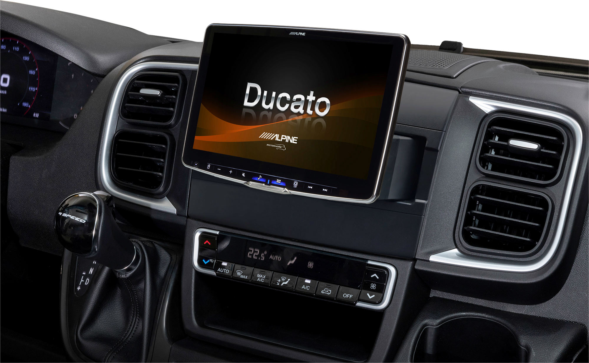 Alpine Digitale Mediastation Halo9 iLX-F905DU8 mit 9 Zoll Display für Ducato 8 inkl. Kabelbaum - Navigationsgeräte