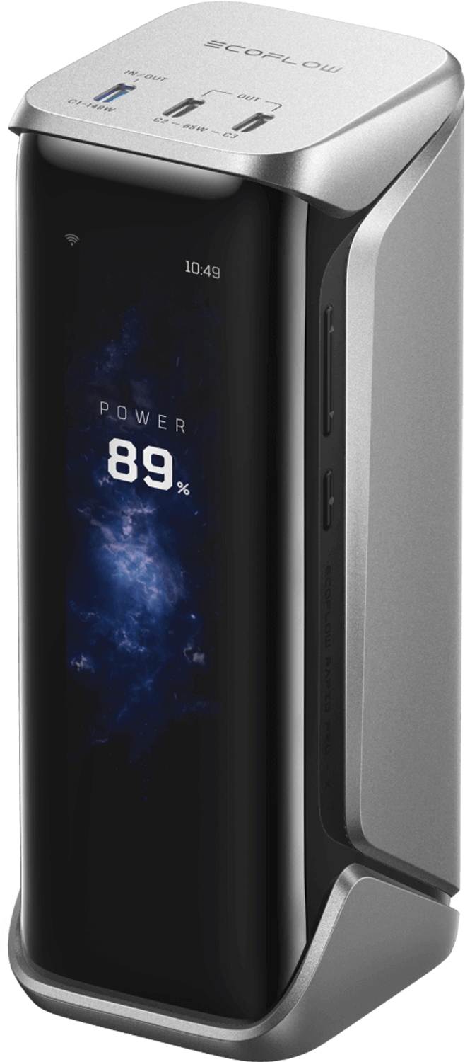 EcoFlow Powerbank Rapid Pro X USB-C Schnellladegerät 3 Ports / App-Steuerung / LCD / 27.650 mAh / 300