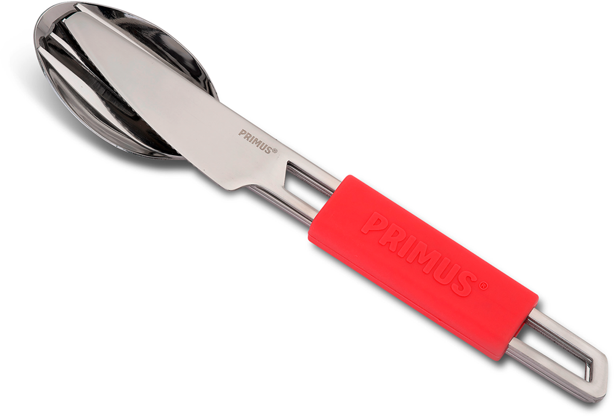 Primus Leisure Cutlery Besteckset aus Edelstahl 3-teilig melon pink - Campingbesteck