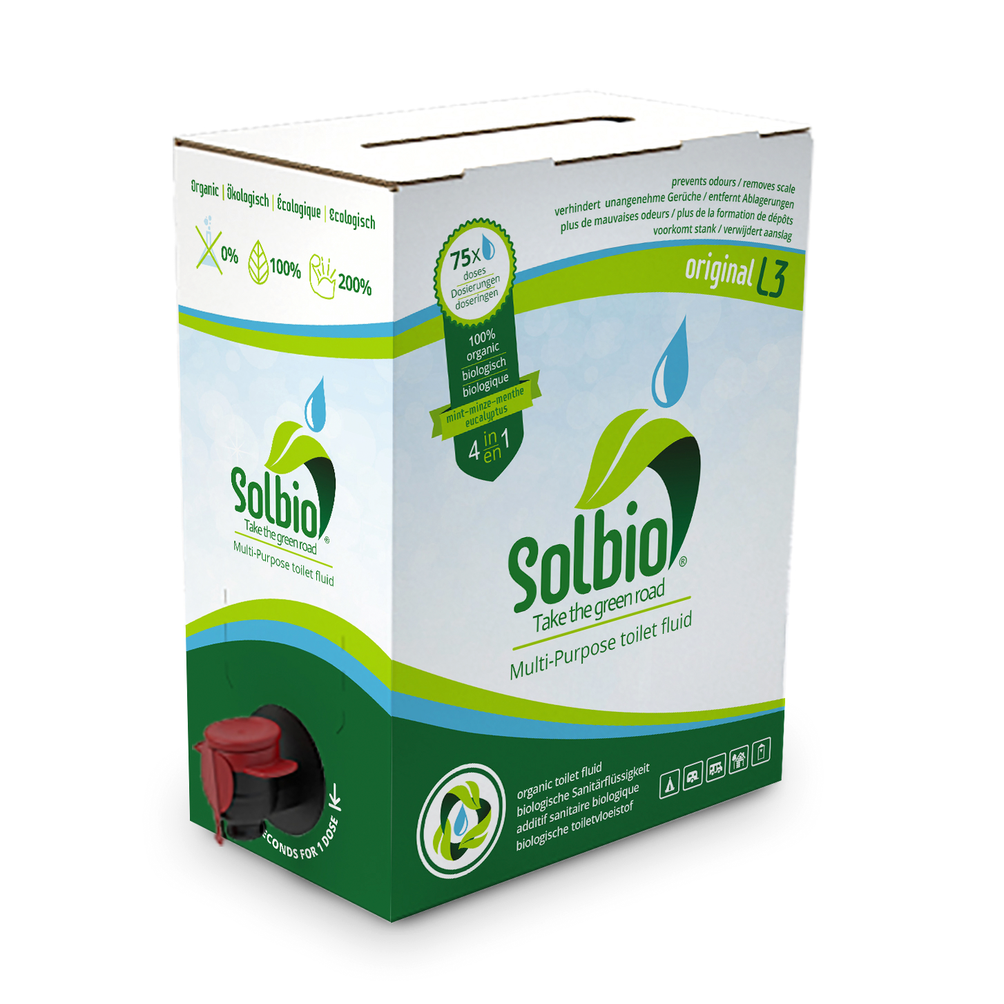 Solbio Sanitärzusatz Original für 4 Anwendungsbereiche 3