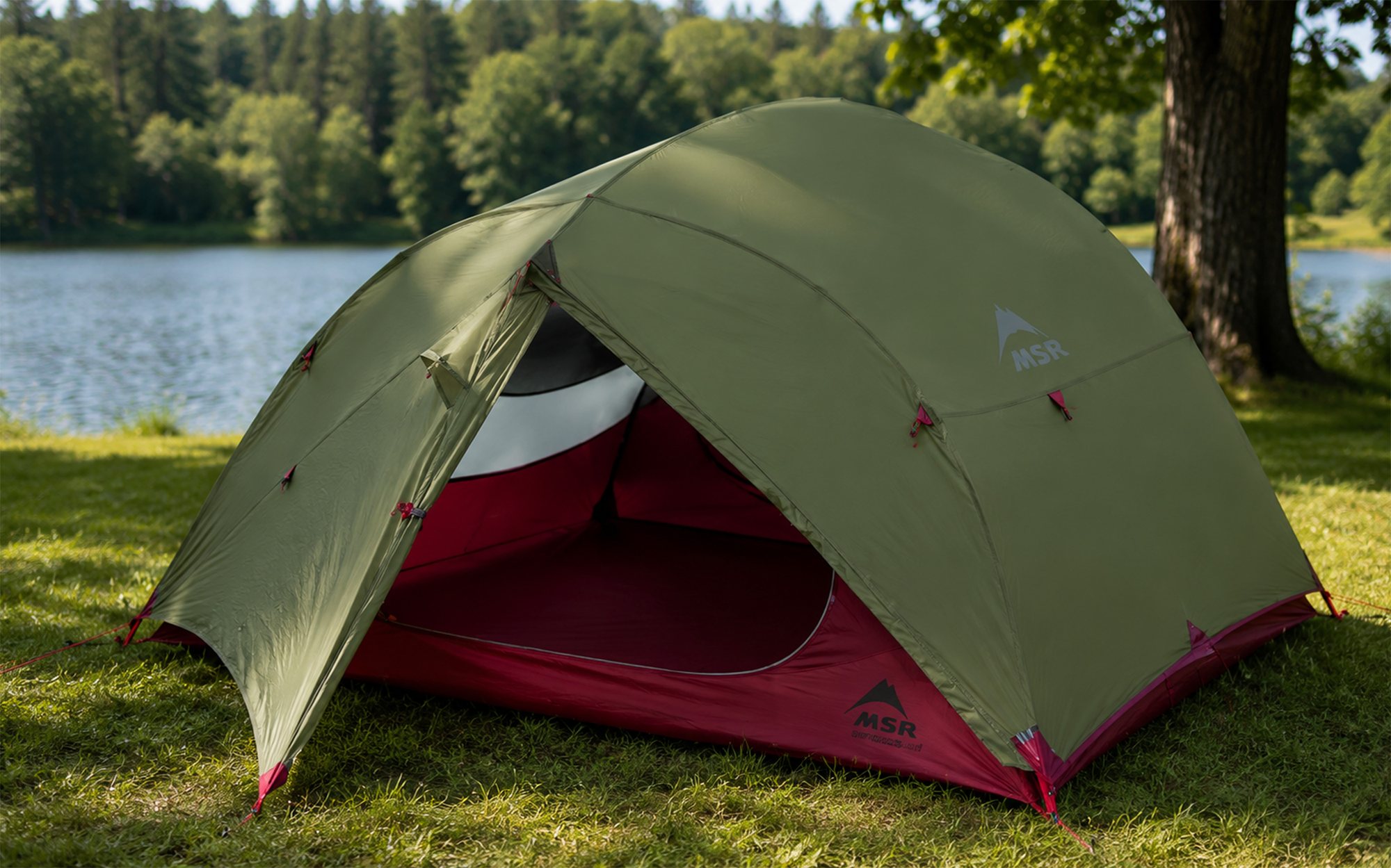 MSR Mutha Hubba NX V2 grün für 3 Personen - 3-Personen Zelte