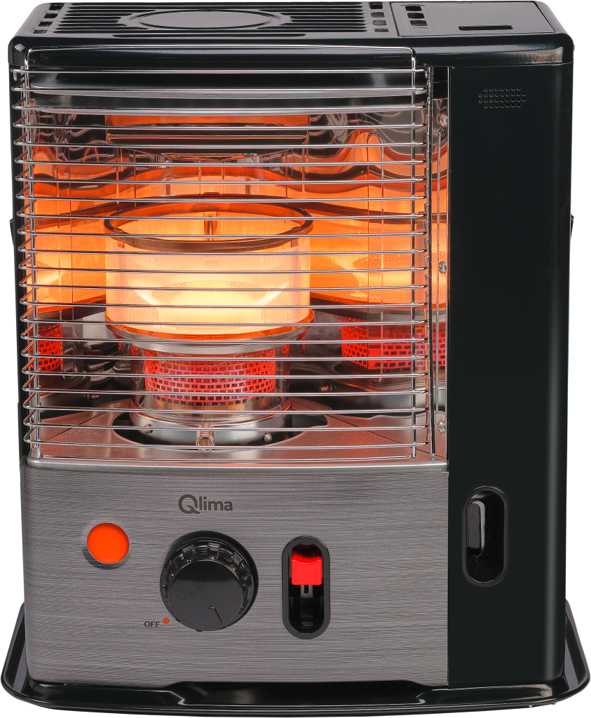 Qlima R 8128S C-2 Paraffin-Dochtheizung mit Co₂-Sensor - Heizstrahler