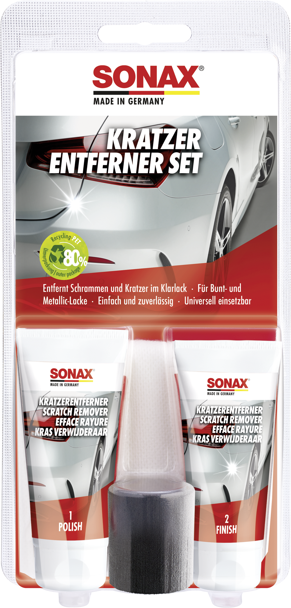 SONAX Kratzer Entferner Set Polish und Finish je 25