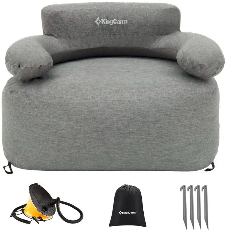 KingCamp Air Lounger Granite aufblasbarer Campingsessel 108 × 78 × 70