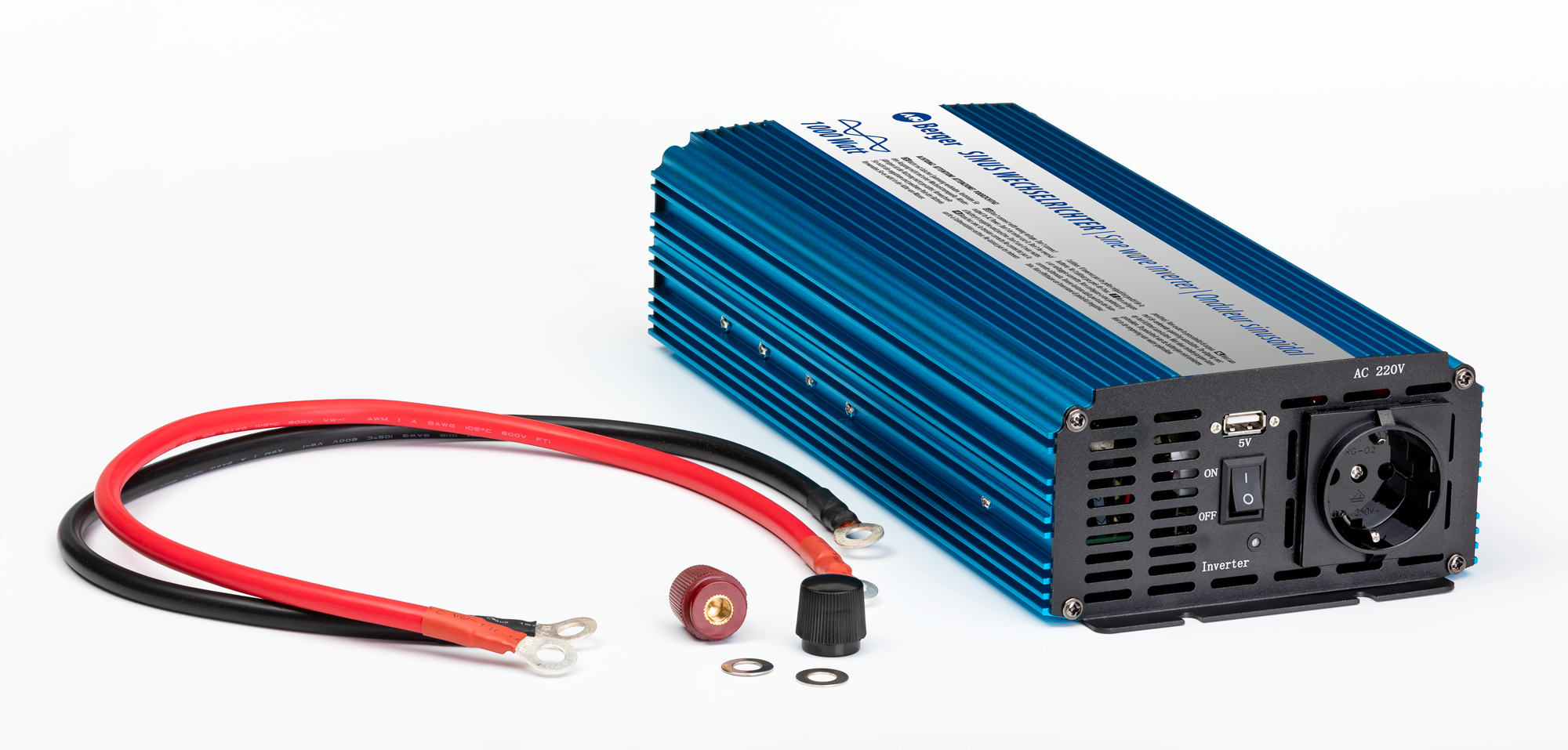Berger Sinus-Wechselrichter 1000 W - Wechselrichter & Spannungswandler