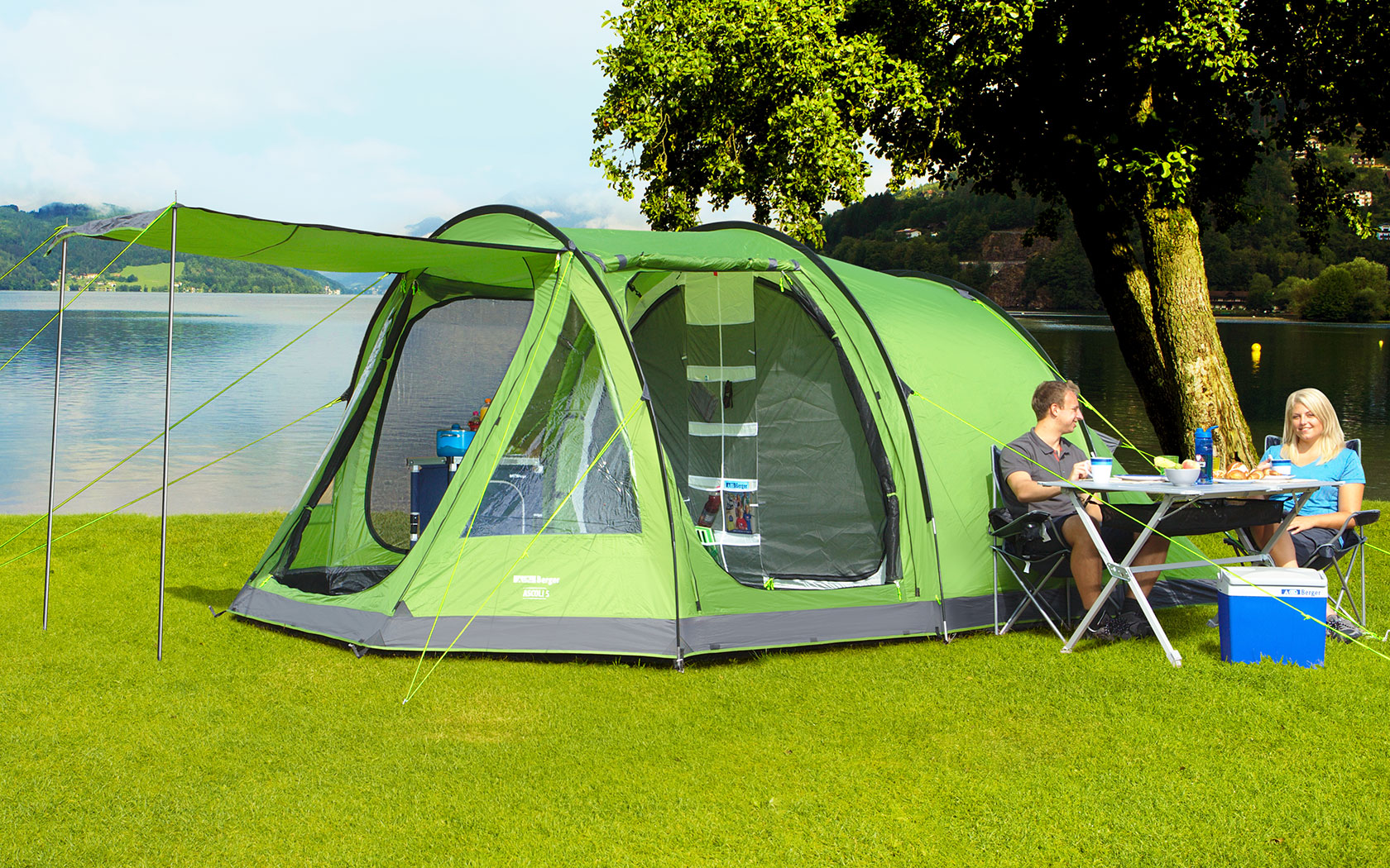 zelt 3 mann Wetterfestes und extra leichtes Pop up Familienzelt für 3 Personen