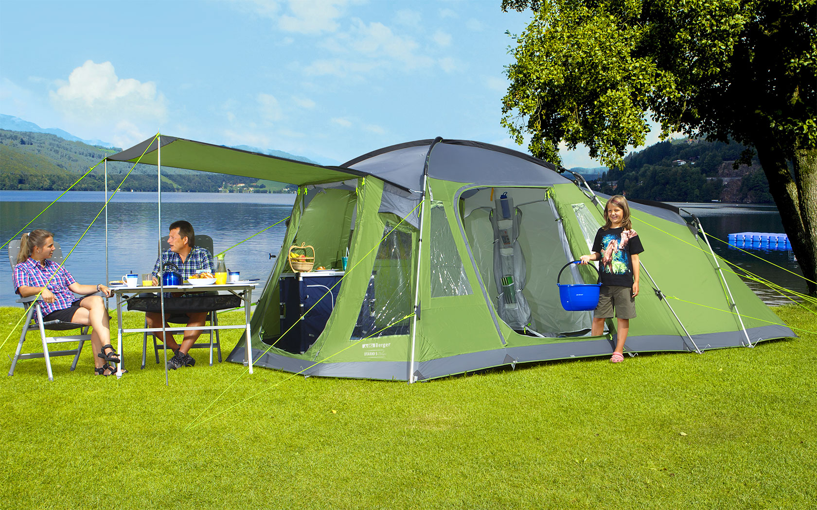 Berger Familienzelt Otario 5 Deluxe