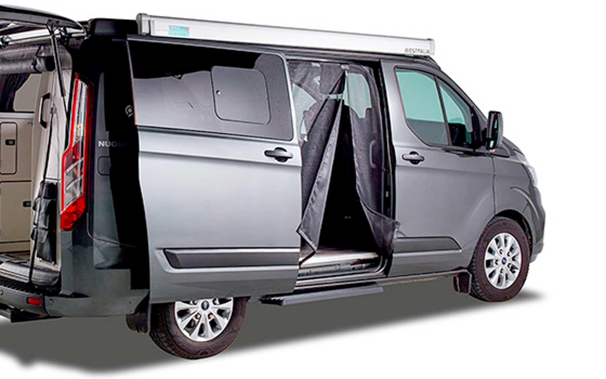 Mayr Planen VanQuito Moskitonetz Ford Transit ab 2014 Schiebetür feinmaschig - Türvorhänge & Fliegengitter
