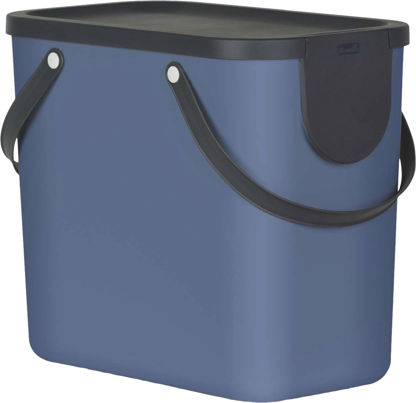 Rotho Recycling Müllsystem Albula 25 Liter horizon blue - Abfallbehälter