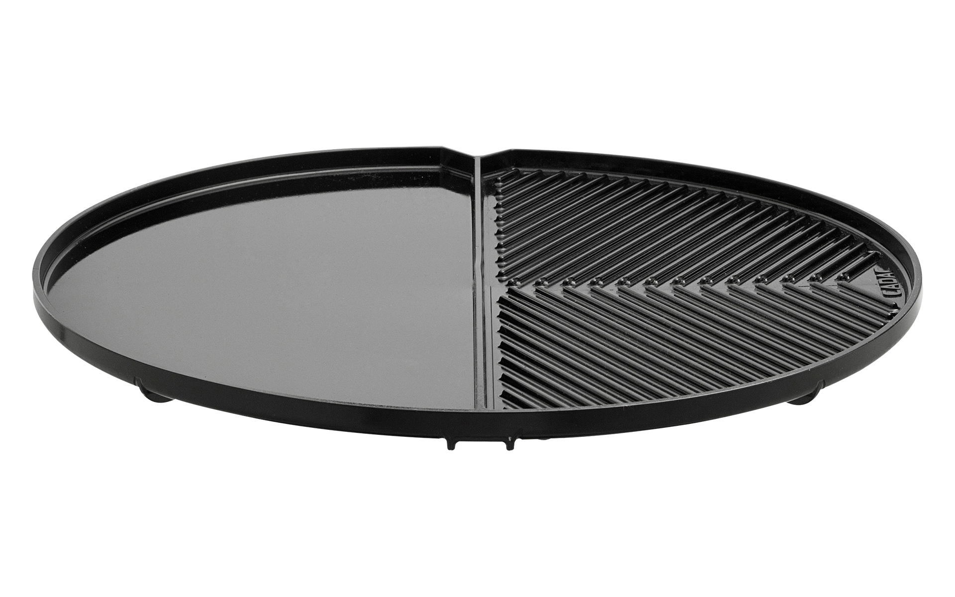 Cadac Grillplatte geteilt für Gasgrill Carri Chef 50 / 2 oder Citi Chef