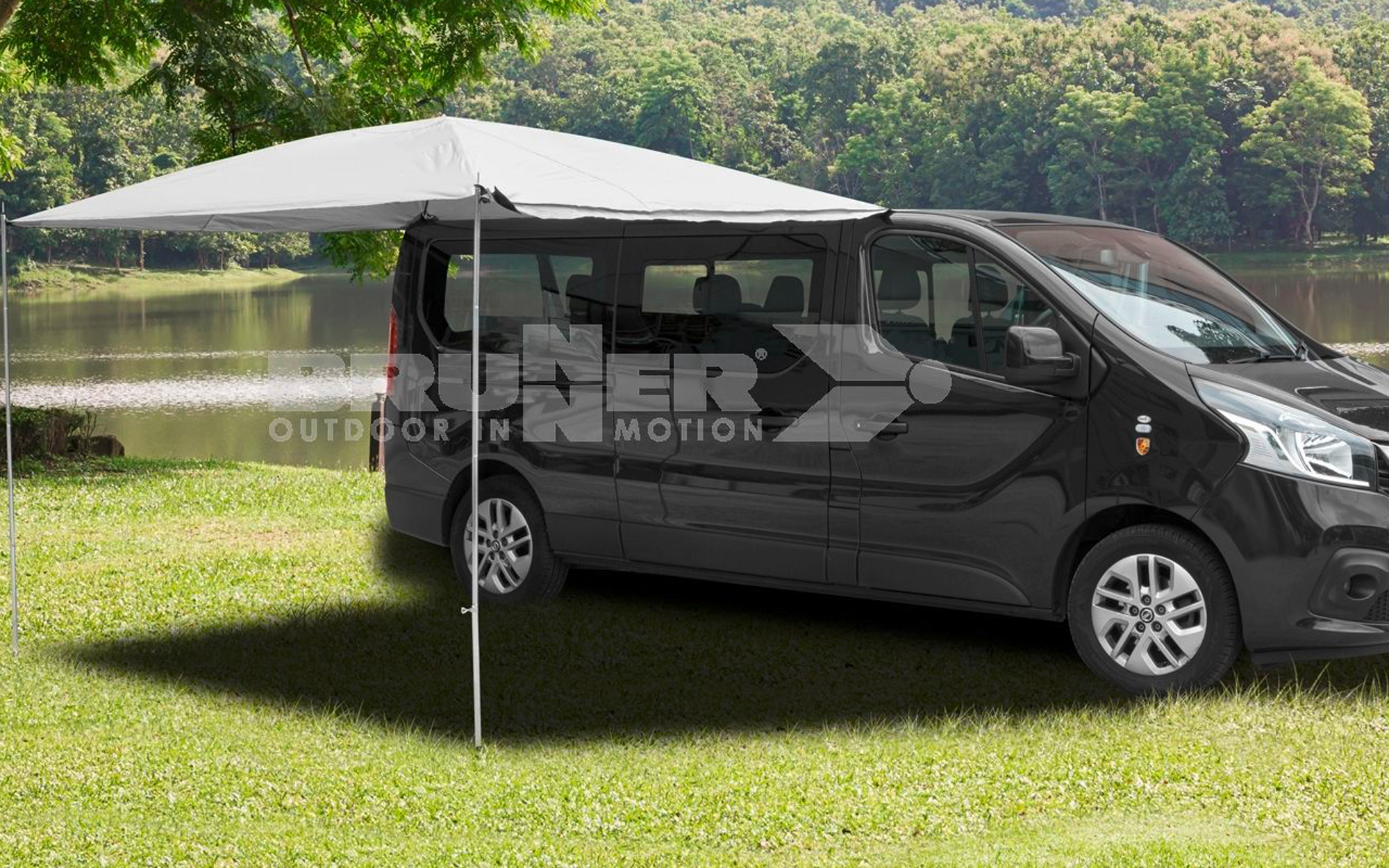 Brunner Vanshell Sonnendach für Bus & Wohnwagen 300 x 240