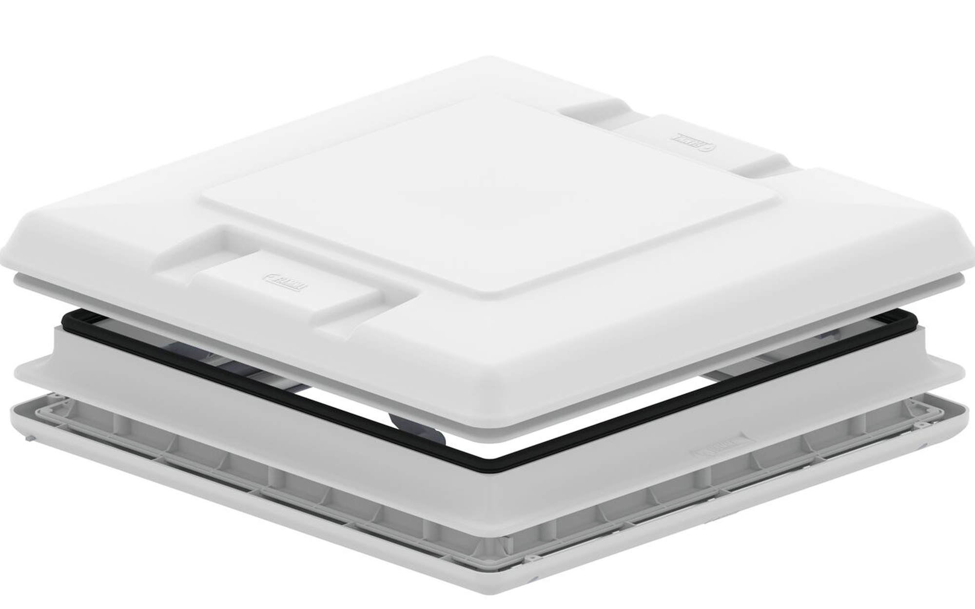 Fiamma Vent aufstellbare Dachhaube 50 x 50 cm Weiß