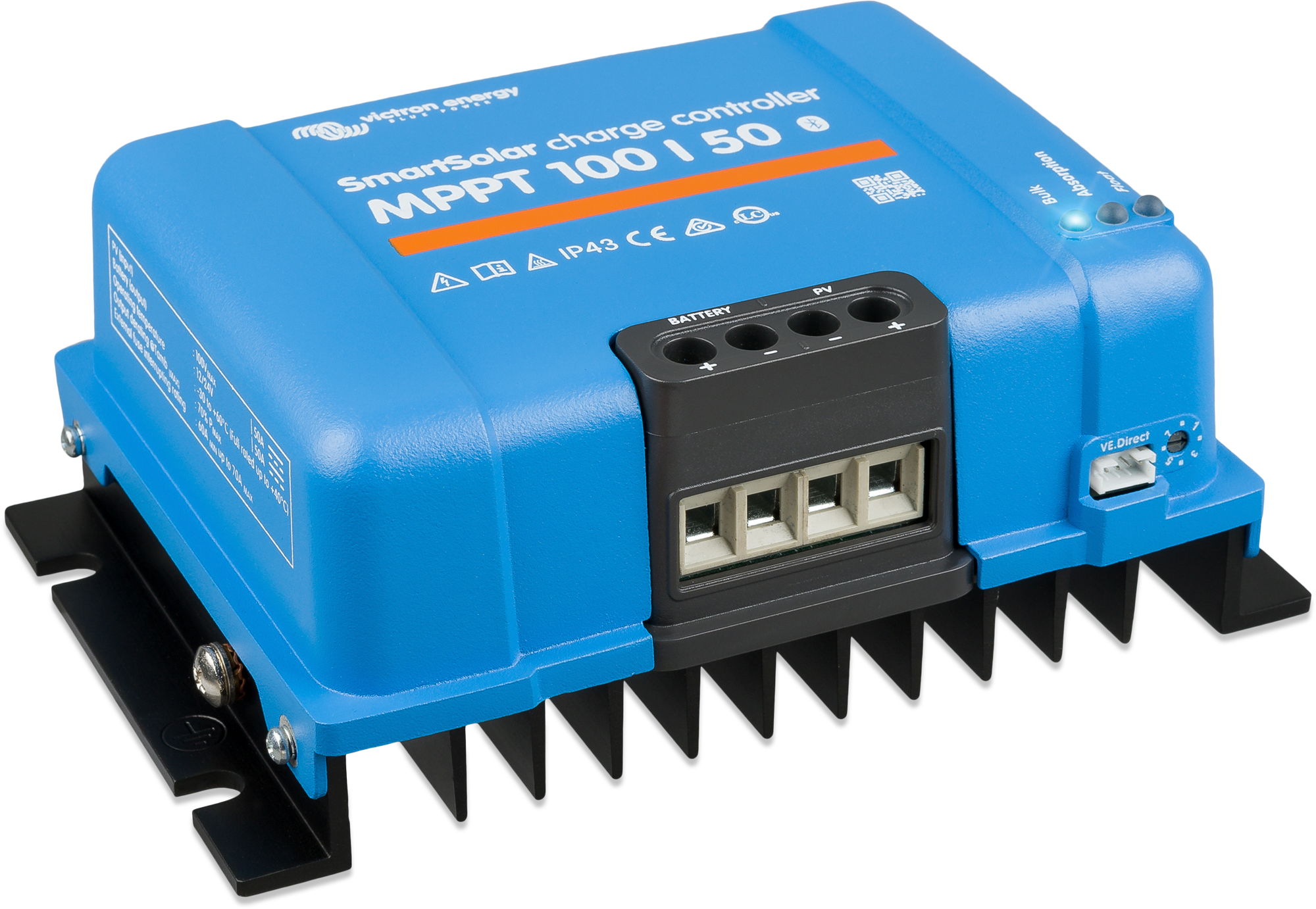Victron SmartSolar MPPT Solarladeregler mit Bluetooth 100 V 50