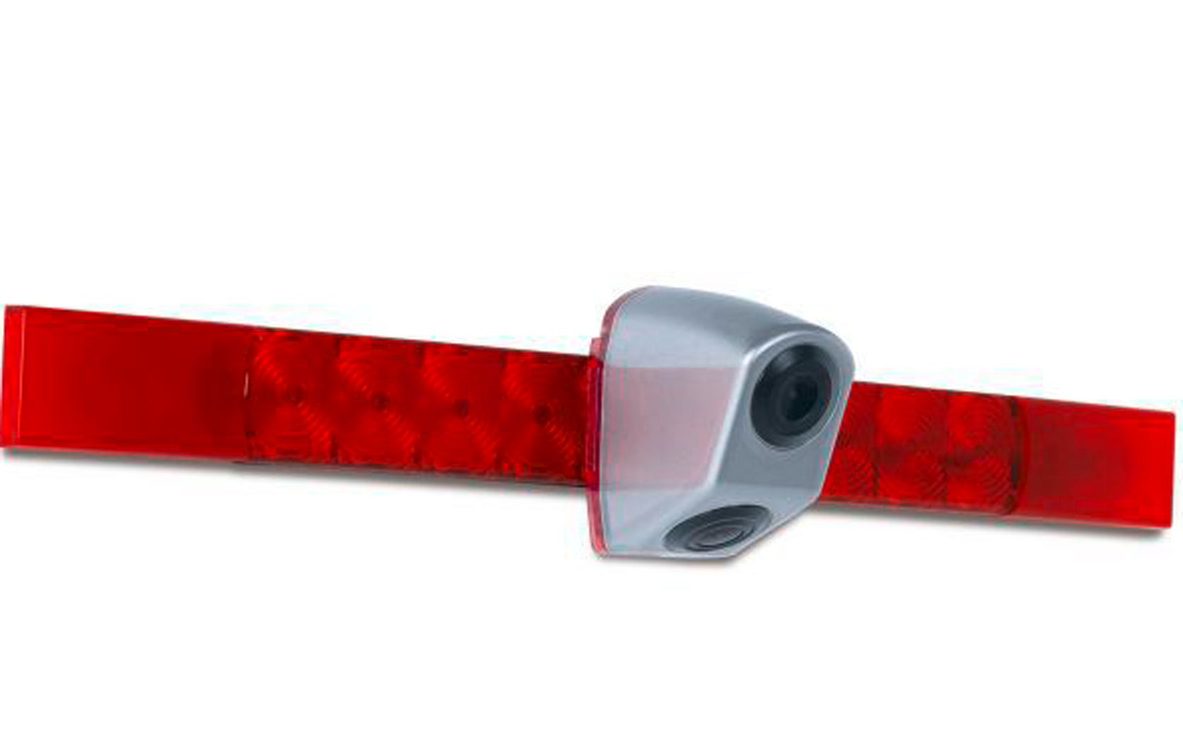 Caratec Safety CS112TBLA Twin Kamera mit dritter Bremsleuchte 15 m Anschlussleitung silber 