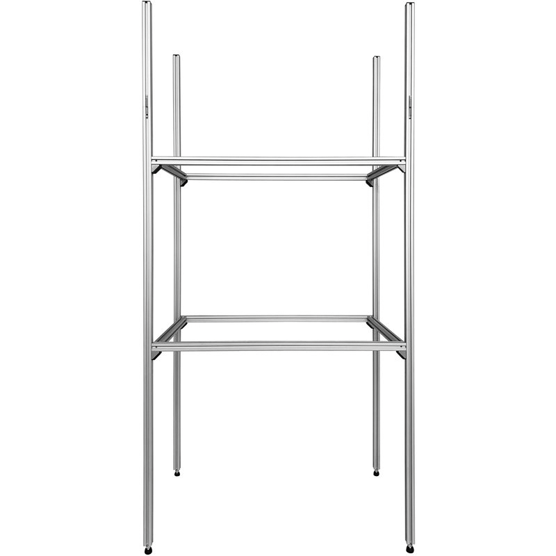 SYS-RACK 64-L-RR-1 Regal-System 65 x 40,8 x 132 cm passend für