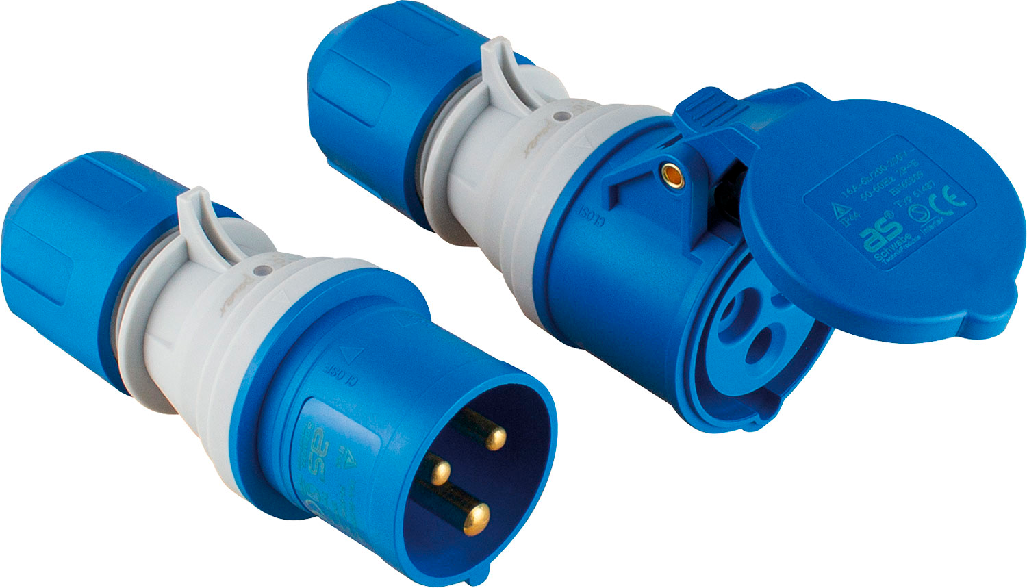 AS Schwabe powerlight CEE Stecker 61486 CEE Stecker 3polig 230V 1St.
