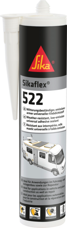 Sika Sikaflex 522 Klebdichtstoff 300 ml Stahlgrau