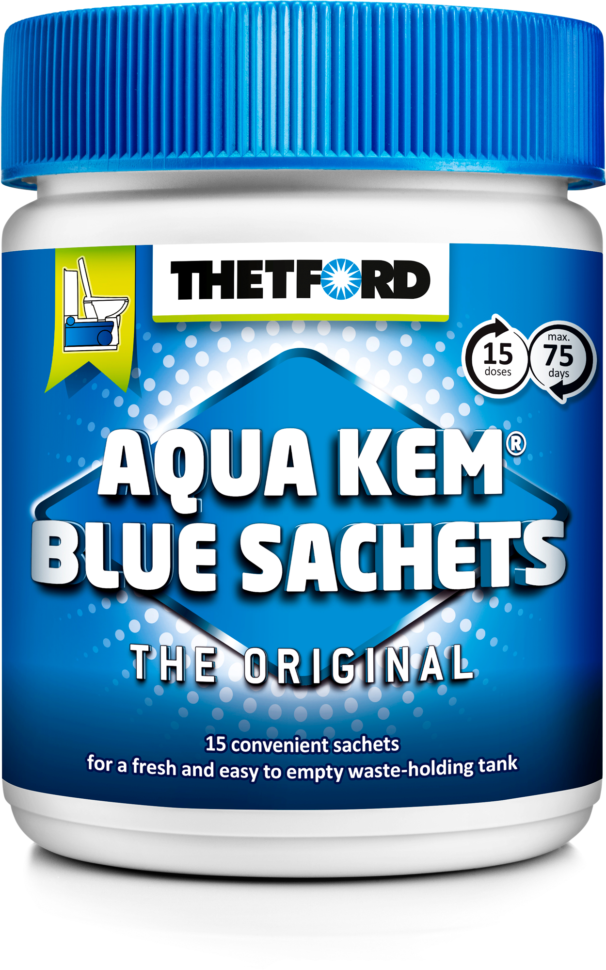 Thetford Aqua Kem Blue Sachets Sanitärzusatz 15 Tabs