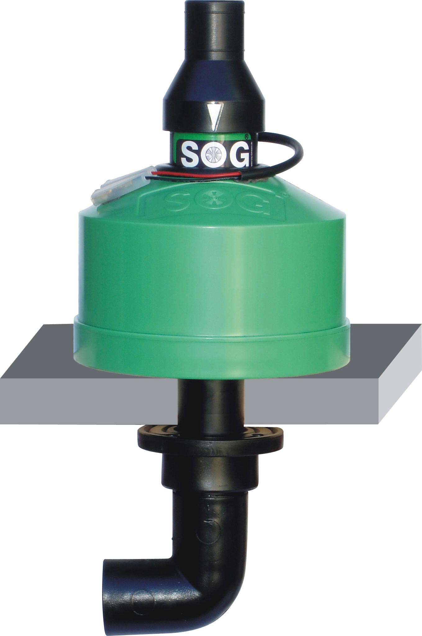 SOG II Typ A (C2/C3/C4) 12V Toilettenentlüftung Bodenvariante