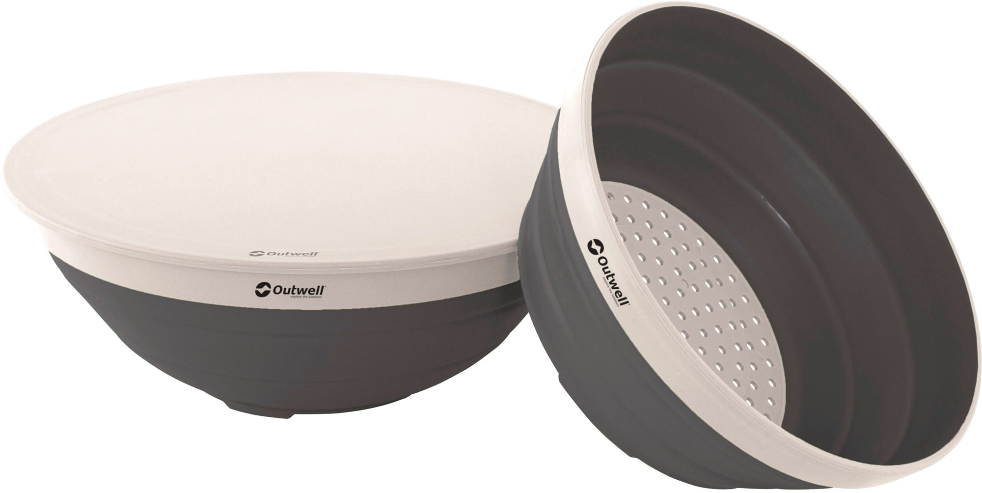Outwell Collaps Schüssel und Sieb Set 3 teilig