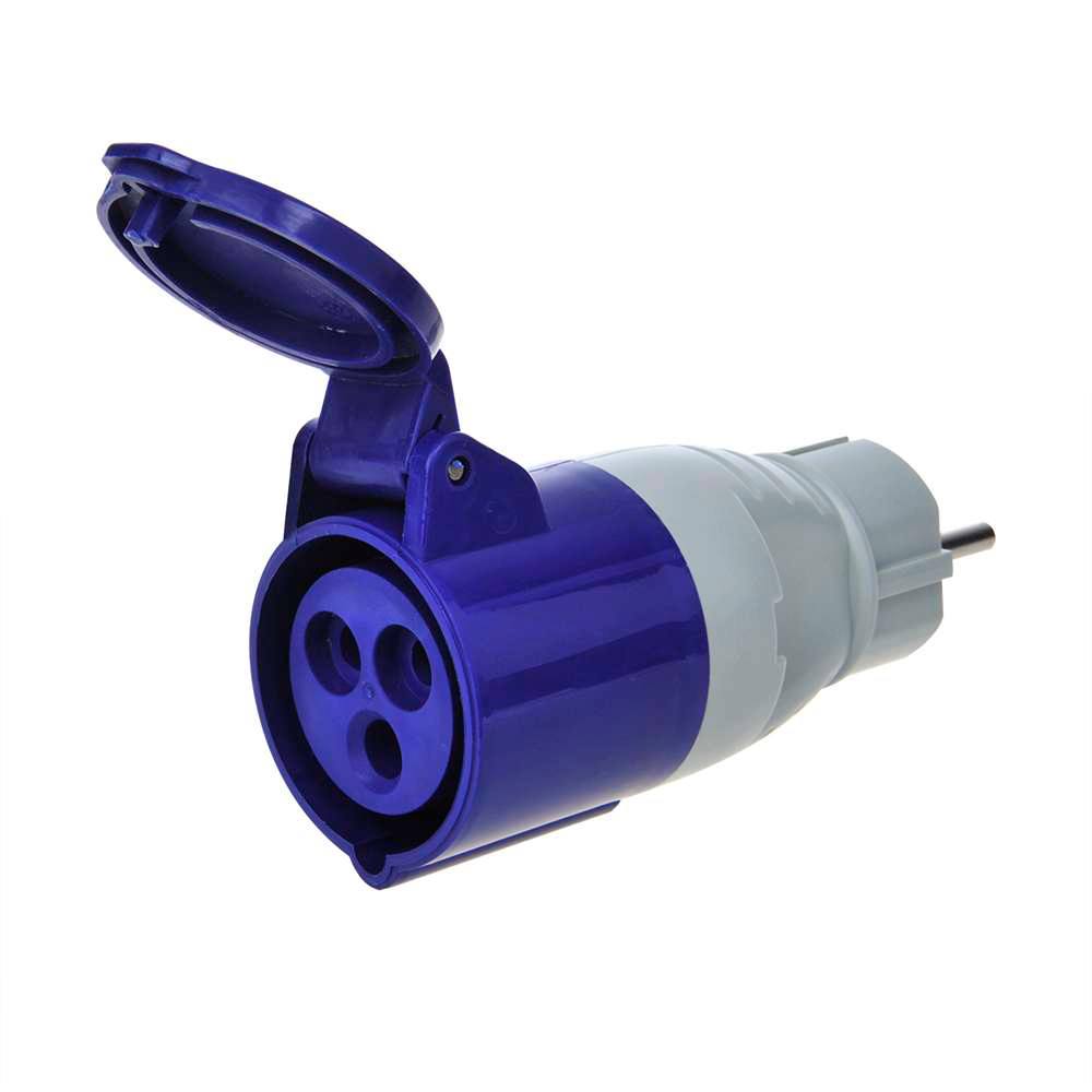 PAT Adapter Kupplung von Schutzkontakt nach CEE - CEE-Stecker & -Adapter