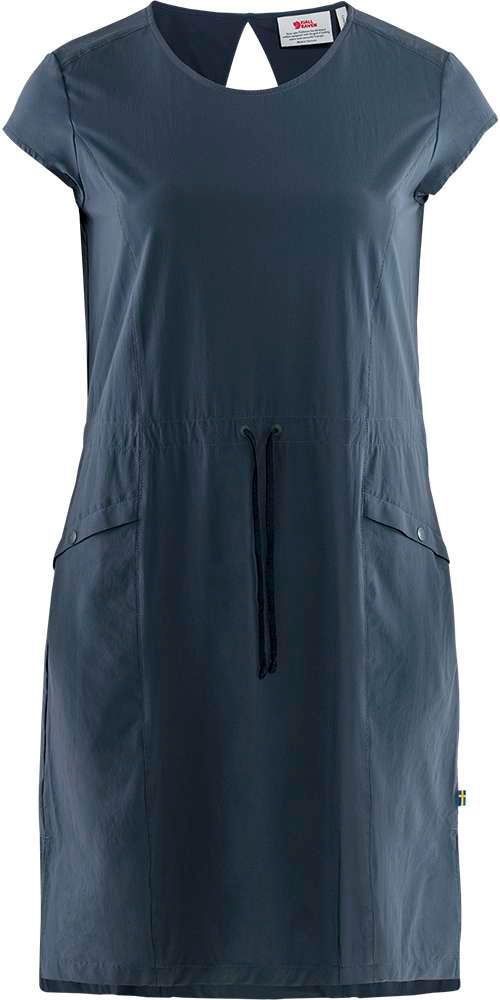 Fjällräven High Coast Lite Damen Sommerkleid dunkelblau M - Damenhosen, -röcke & -kleider