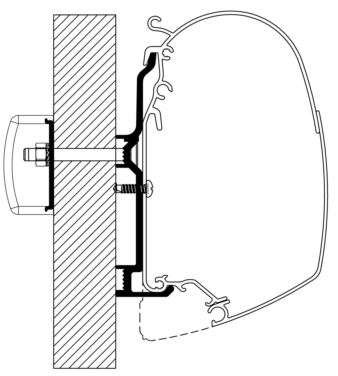 Thule Markisenadapter Bürstner 2017