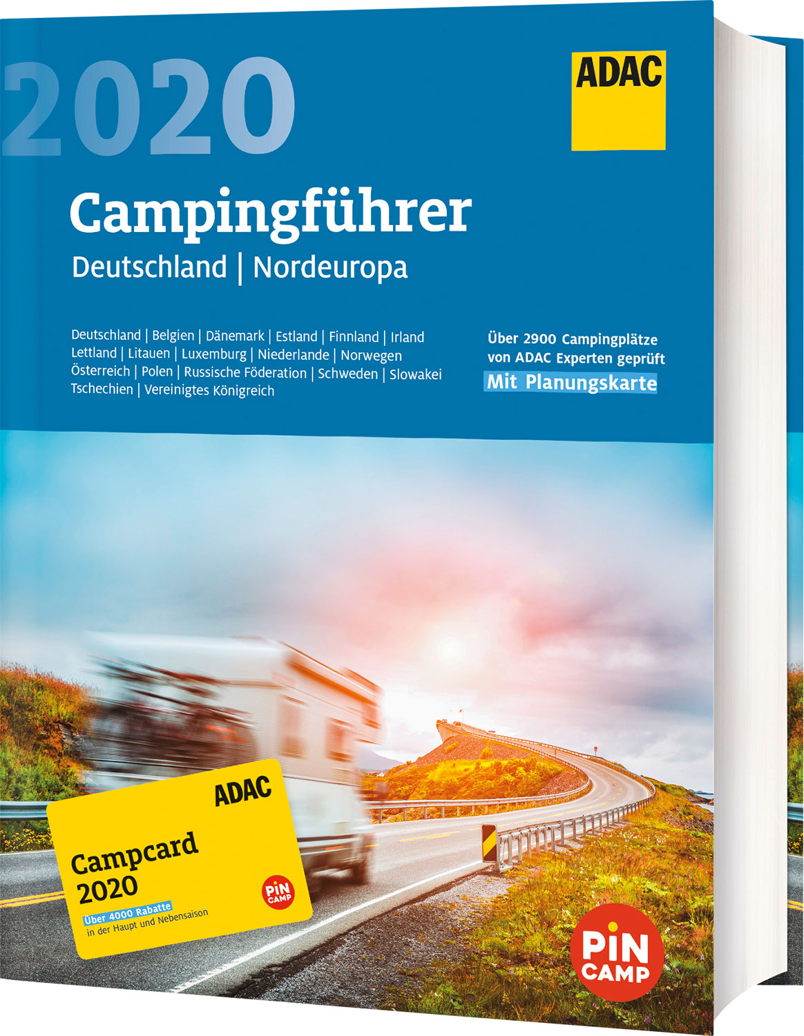 Adac Campingfuhrer Deutschland Nordeuropa 2020 Inkl Campcard Fritz Berger Campingbedarf