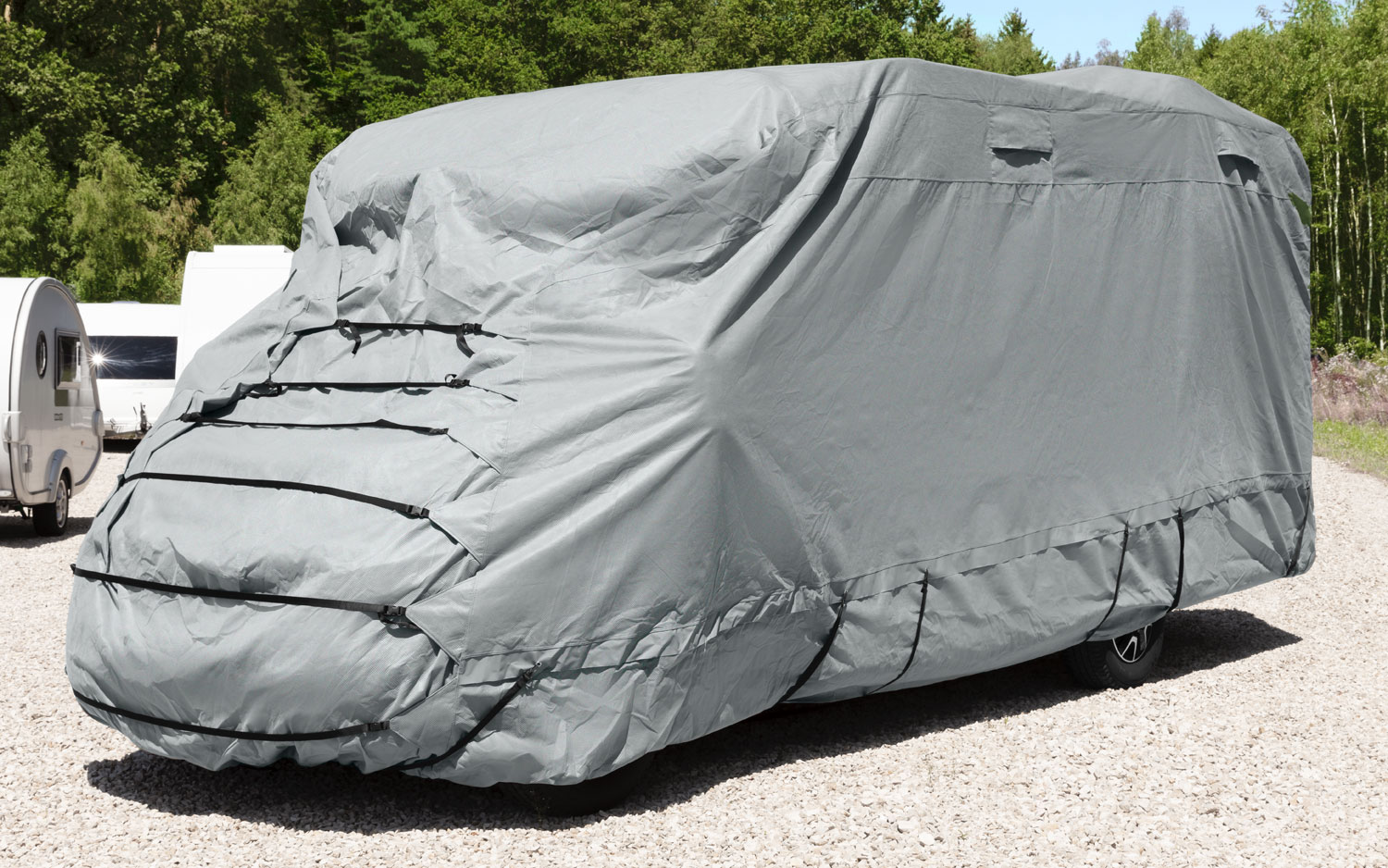 Packsack grau 7,1 Berger Wohnwagen Caravan Schutzhülle Abdeckung Schutzhaube Verschiedene Größen inkl 