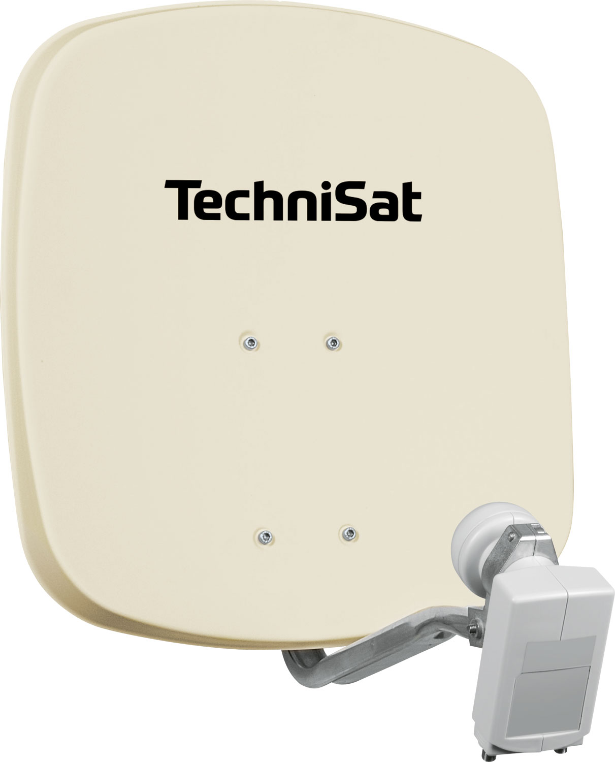 TechniSat DigiDish 45 Sat-Antenne (Universal-Twin-LNB) beige