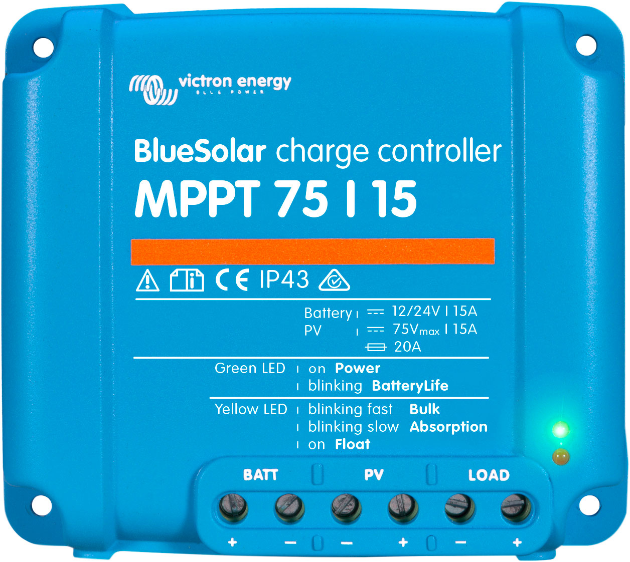 Victron BlueSolar MPPT 75/15 Solar-Laderegler 75 V / 15 A
