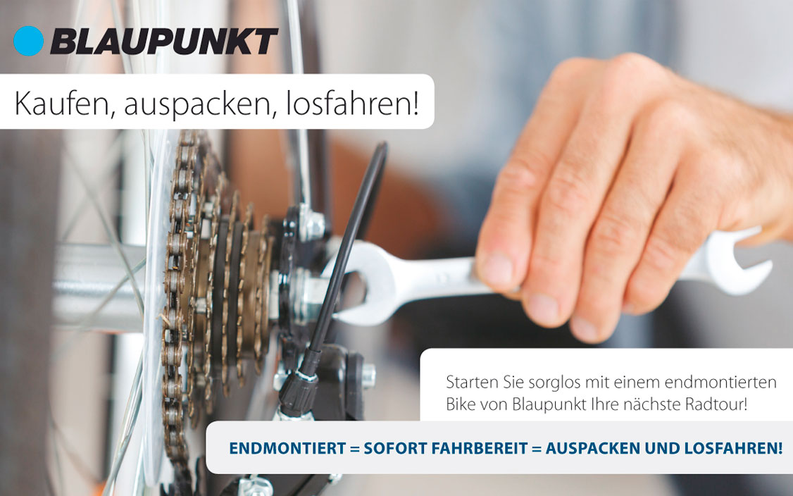 Blaupunkt Montage-Serviceleistungen für E-Bikes - Outdoor