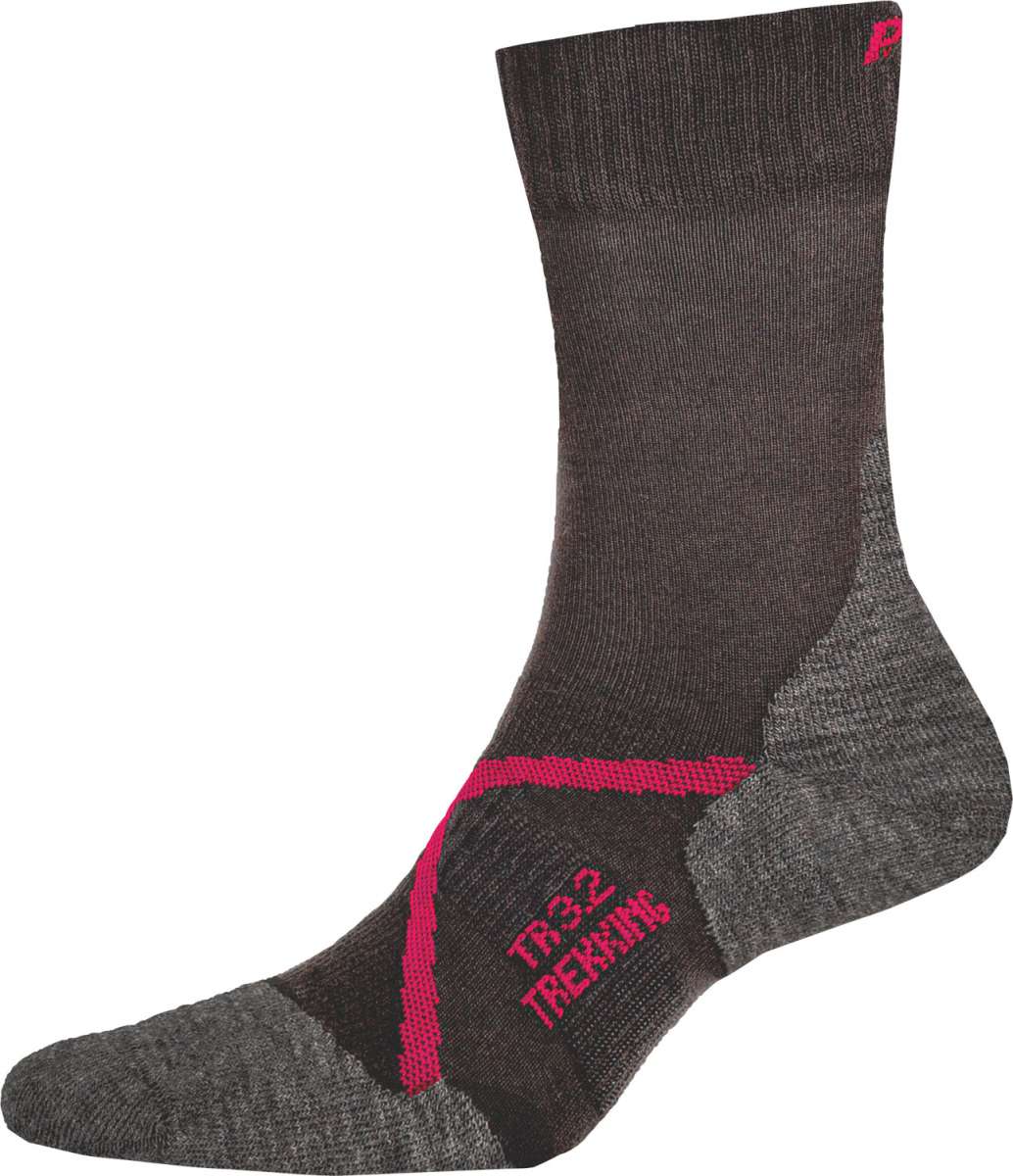 P.A.C. TR 3.2 Trekking Merino Light Damen Wandersocken pink 38-41 - Socken von PAC