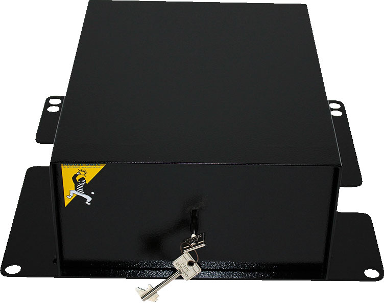 Mobil Safe Sitzsockelsafe mit Doppelbart-Sicherheitsschlos VW T4 / T5 / T6 36 x 25 x 13